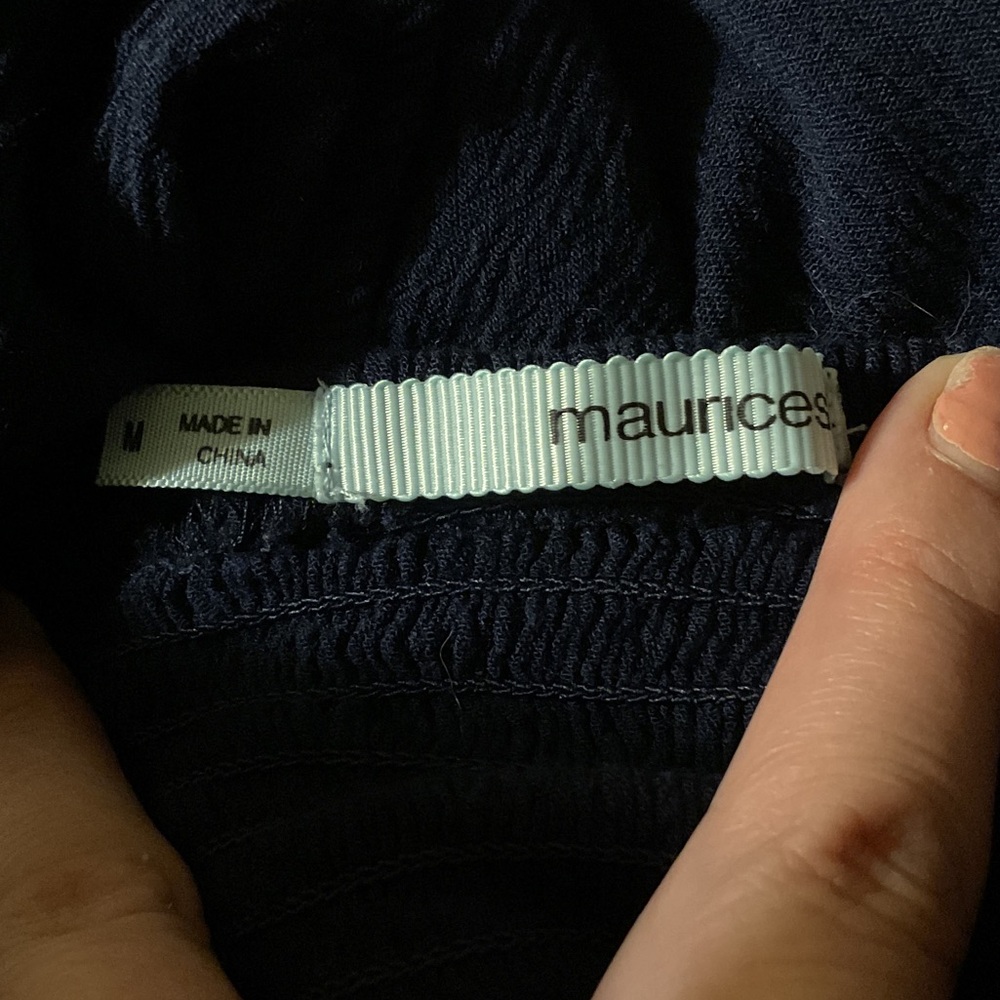 Maurices Navy Blue Maxi Dress - Picture 4 of 4
